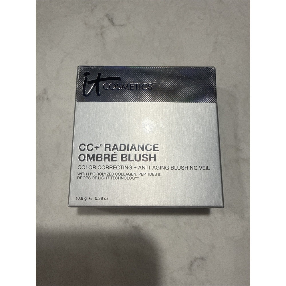 NIB IT Cosmetics CC+ Radiance Ombre Blush‎ Color Correct Anti Aging Coral Flush